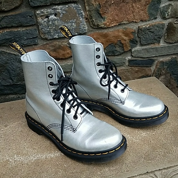 Dr. Martens Shoes - Dr Martens Pascal metallic boots